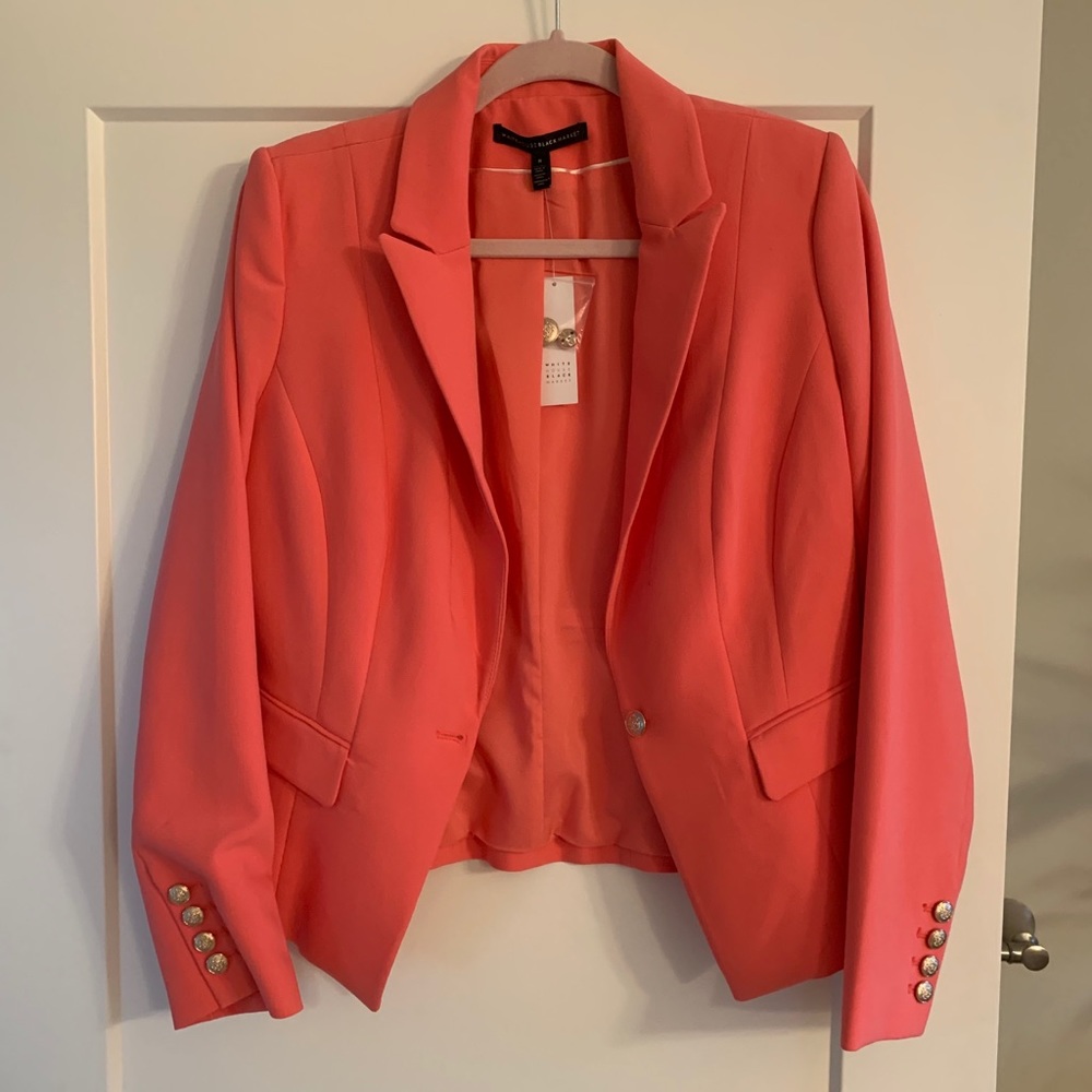White House Black Market Pink Blazer
